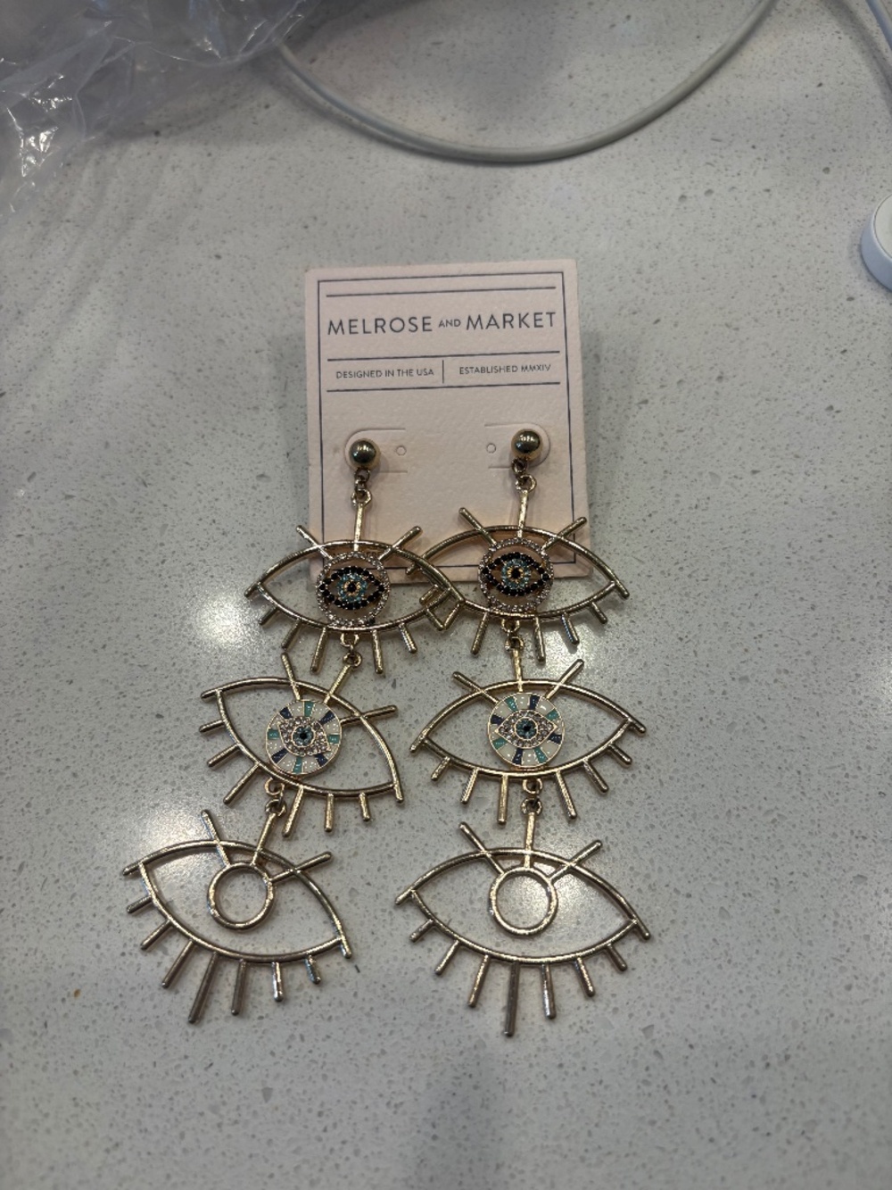 Evil Eye earrings